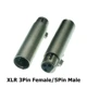 XLR 3P F-5P M