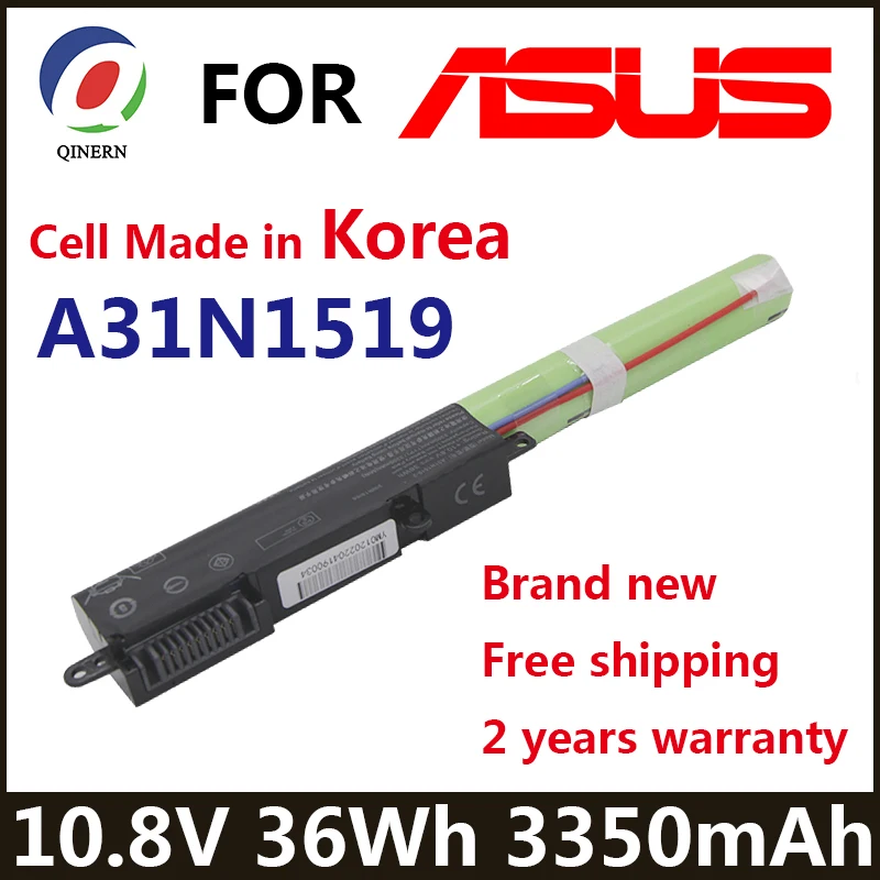 A31N1519 36Wh 3350MAH batería de ordenador portátil para ASUS X540 X540L X540LA X540LJ X540S X540SA X540SC X540YA A540 A540LA F540SC R540SA