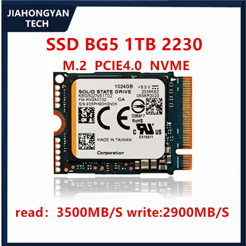 Original para Toshiba Kioxia SSD BG5 1T M.2 2230 2280 2242 NVMe PCIE4.0 unidad de estado sólido para ordenador portátil de escritorio de alta velocidad