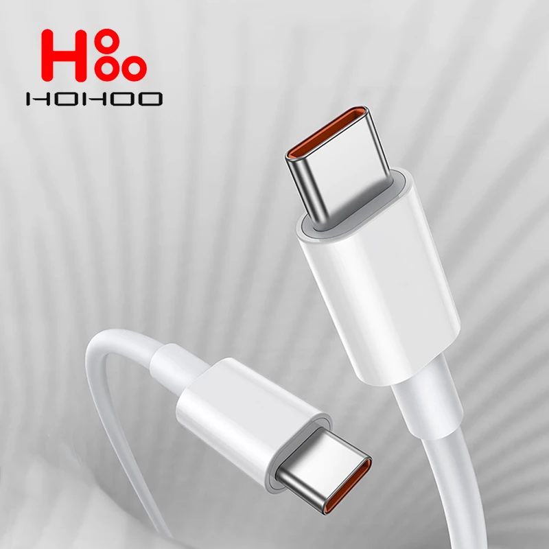Cable USB - C A C de 100W PD 4.0 3.0 para Samsung Galaxy a52s s20fe S23 sobre Huawei p60 50 40 30 mate 40 30 x iPad pro Xiaomi poco x3 pro redmi K50 40 60 cable de carga rápida C