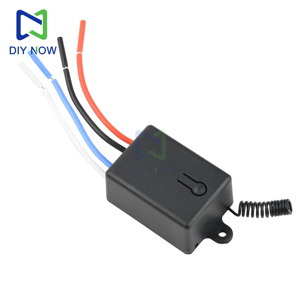 Interruptor de Control remoto de relé inalámbrico RF de 433Mhz KR2401FB receptor de interruptor inteligente 10A autobloqueo, enclavamiento, modo de retardo