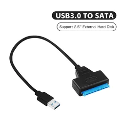 Cable USB 3.0 a SATA para HDD y SSD de 2,5 pulgadas