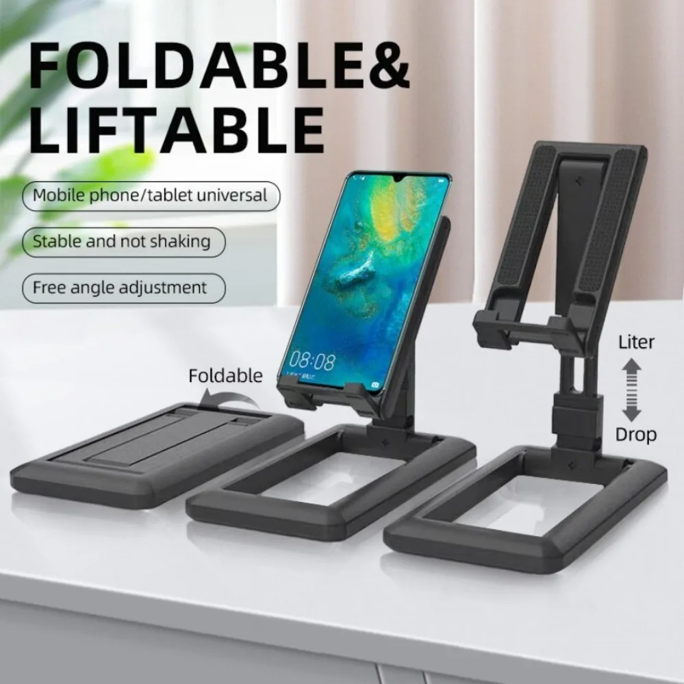 PzzPss soporte plegable para teléfono y tableta soporte de escritorio para teléfono móvil soporte de escritorio ajustable soporte para teléfono inteligente para iPad iPhone Samsung