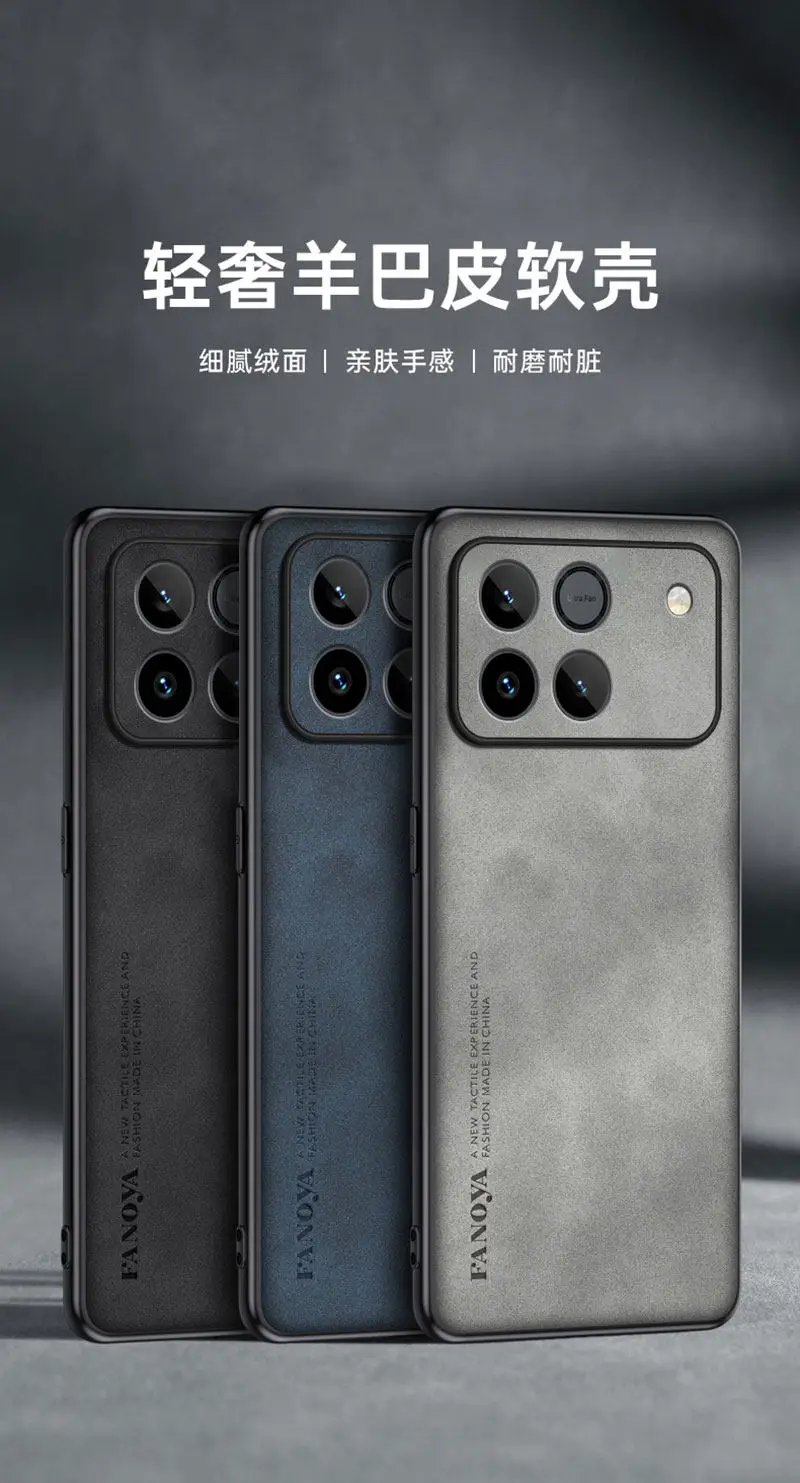 Funda de teléfono de piel de oveja de cuero PU liso para Honor Win RT, funda protectora dura mate a prueba de golpes - imagen 4