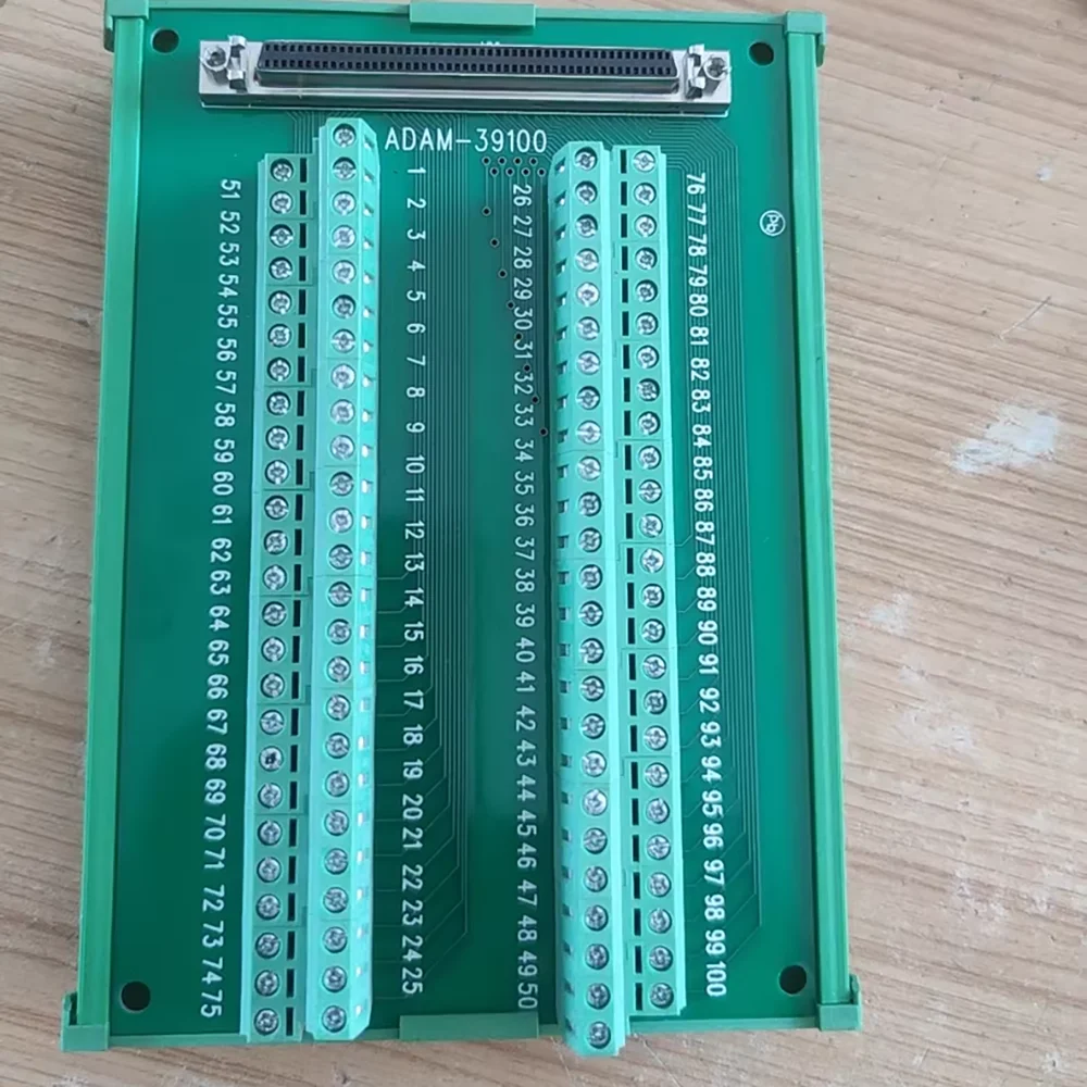 Para placa de terminales Advantech de 4 ejes, placa de Control IO, placa de terminales SCSI100, placa de conector hembra ADAM-39100
