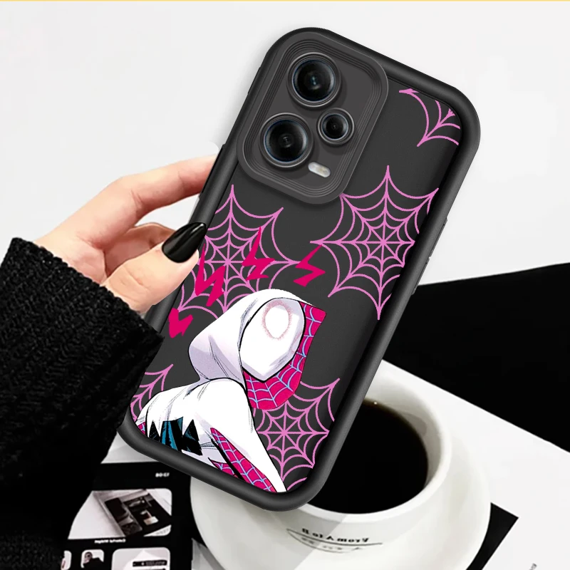 Escalera de ojo de arte Popular Spider-Man para Xiaomi Redmi Note 13, 12, 12C, 11, 11S, 10, 10C, 10A, 9C, 9A Pro, 5G, funda de teléfono - imagen 2