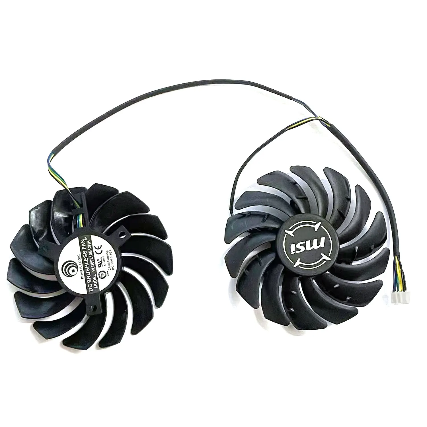 Nuevo ventilador de doble bola 85MM 4PIN Rx580 Rx570 P106-100 ventilador de minería adecuado para tarjeta gráfica MSI RX 470 480 570 580 Armor - imagen 4