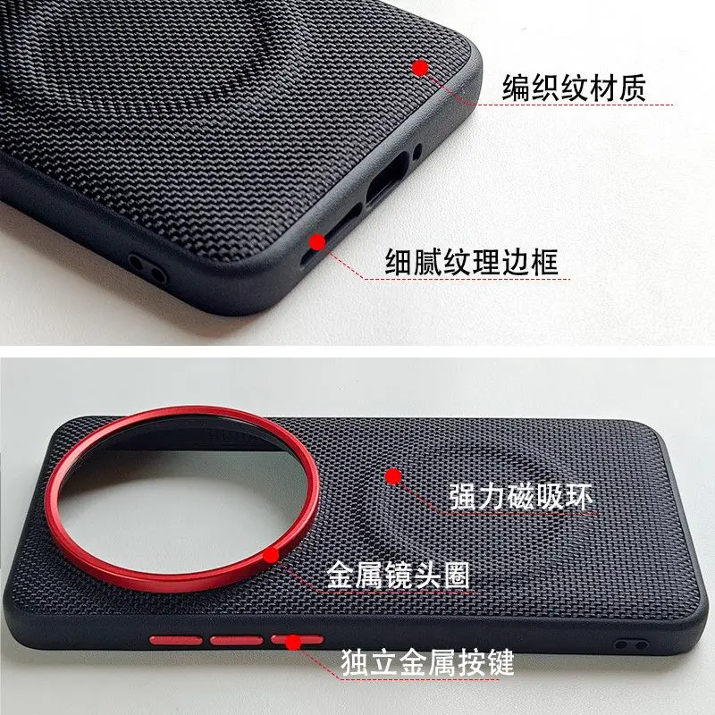 Para Xiaomi Mi 15 14 13 Ultra funda de lujo PU magnética carga inalámbrica funda protectora trasera para Xiao POCO F7 Ultra F7Pro - imagen 3