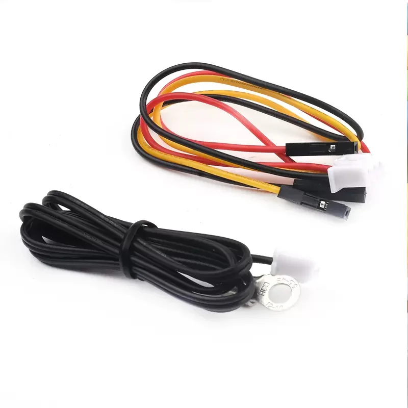 12V 0.8A DC PWM 2-3 ventilador de un solo cable Control de temperatura controlador de velocidad chasis ordenador módulo de reducción de ruido NTC B50K 3950 - imagen 5