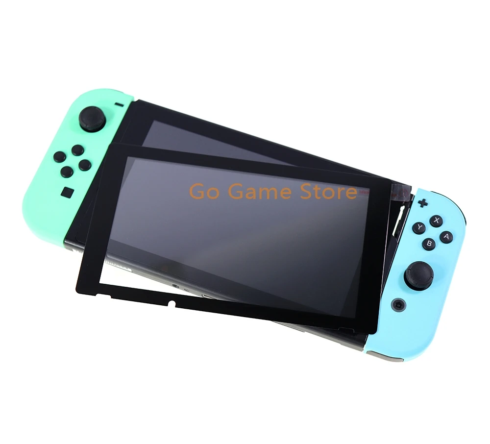 Película protectora de vidrio templado para Nintendo Switch, Protector de pantalla de cobertura completa, borde curvo de Color, 1 unidad - imagen 5