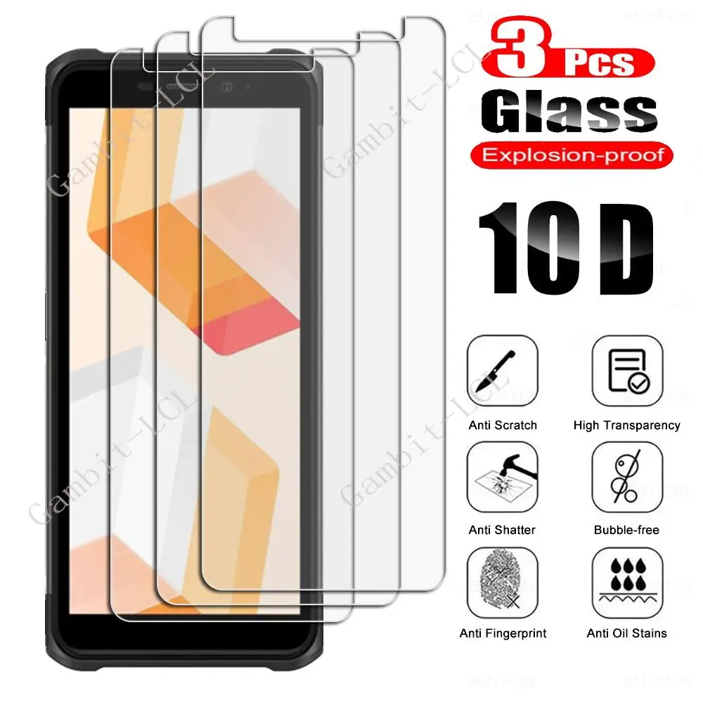 3 uds para Ulefone Armor X10 14 Pro 5G 8 X9 X6 Note 10P 12 11P 10 12P 13P Protector de vidrio templado película de cubierta de pantalla