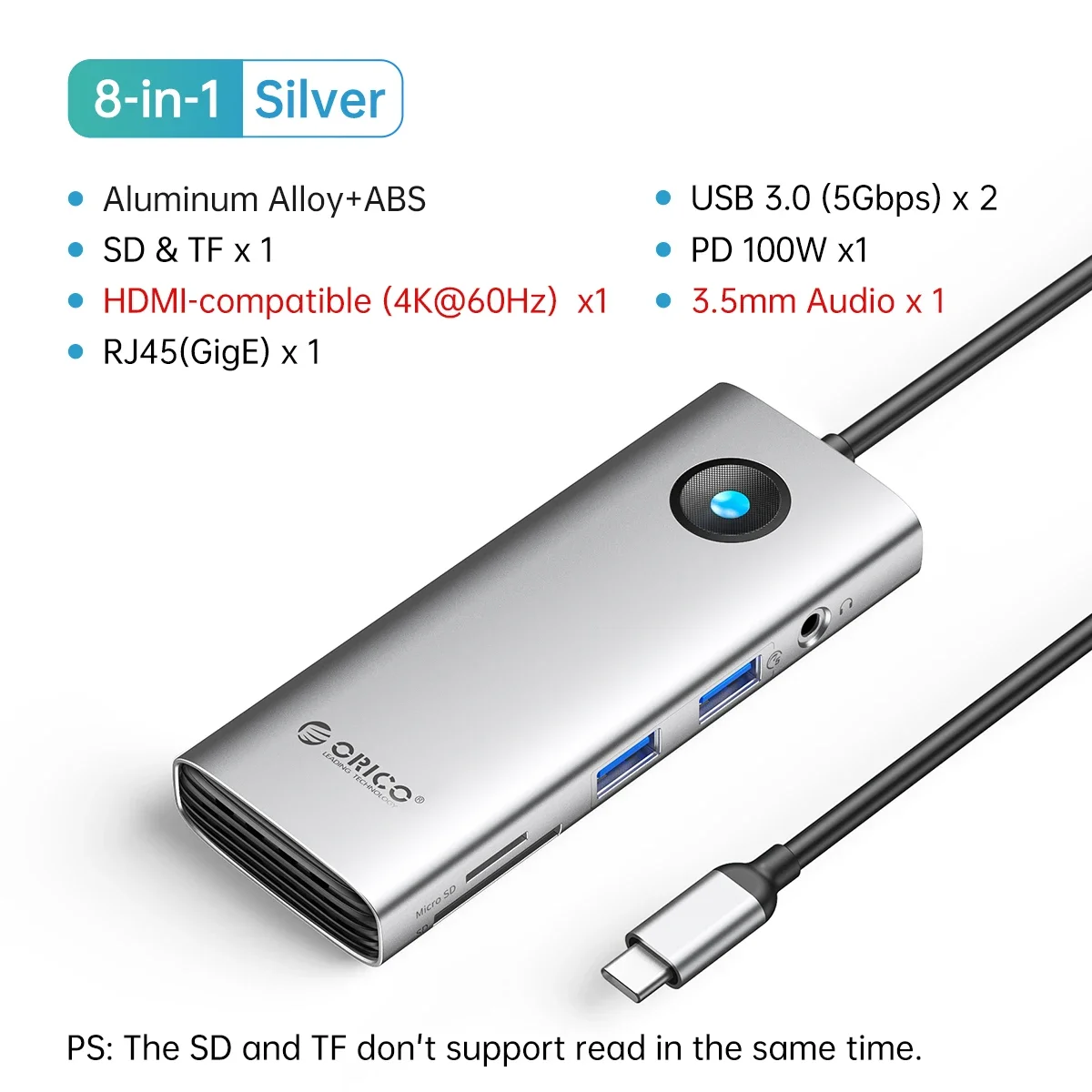 Silver 8in1 60Hz AUD