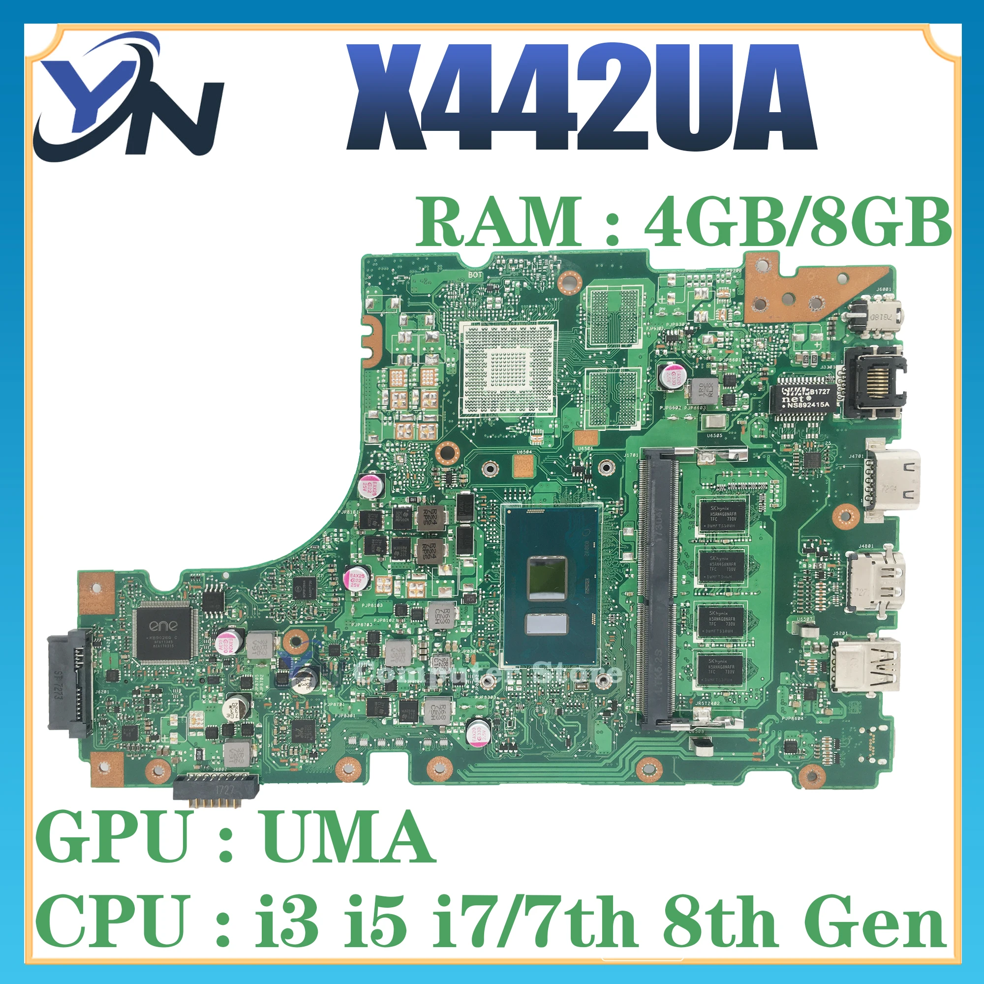 Placa base X442UN X442U X442UQ X442UNR X442UA X442UAR X442UF X442UR X442UQR X442URR F442U A442U A480U R419U placa base para ordenador portátil - imagen 3