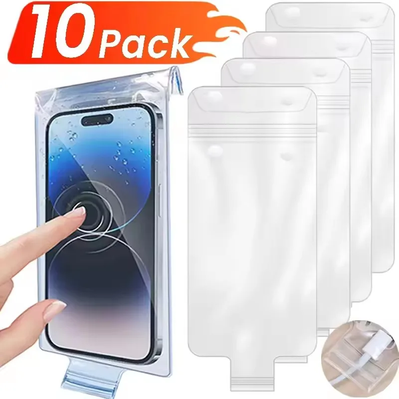 Funda de teléfono impermeable transparente Universal para natación, funda subacuática, funda impermeable para Samsung iPhone 16 Pro Max