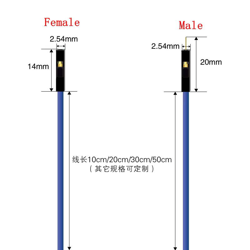 Cable Dupont Silicona para Arduino – Macho y Hembra Dorado - imagen 4
