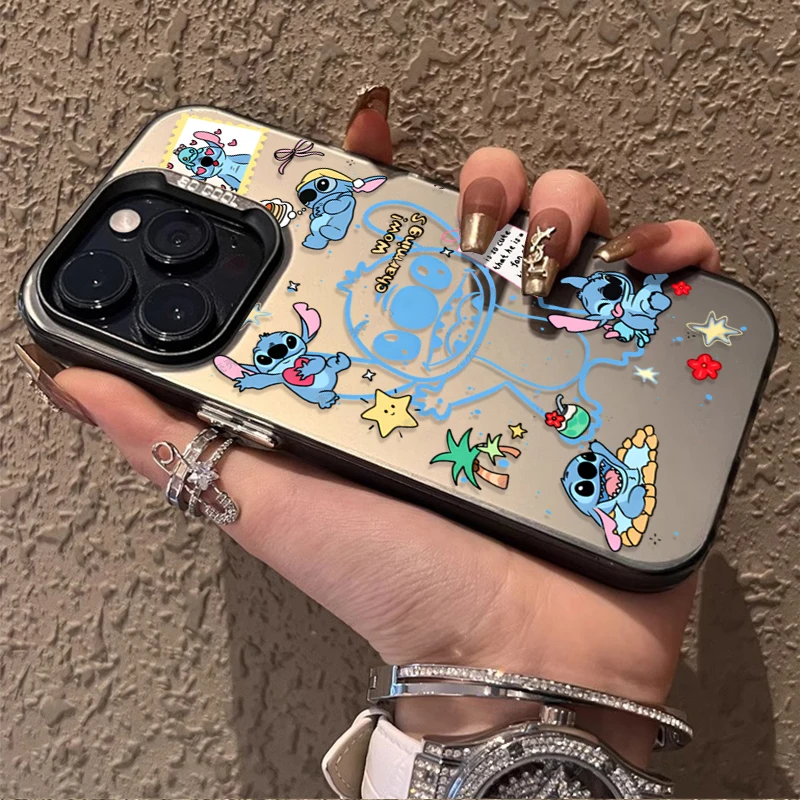 Funda de PC con revestimiento de Disney para iPhone 17 Air 16 15 11 12 14 13 Pro Max XS X XR Plus 8 7 SE 2020, funda a prueba de golpes - imagen 5