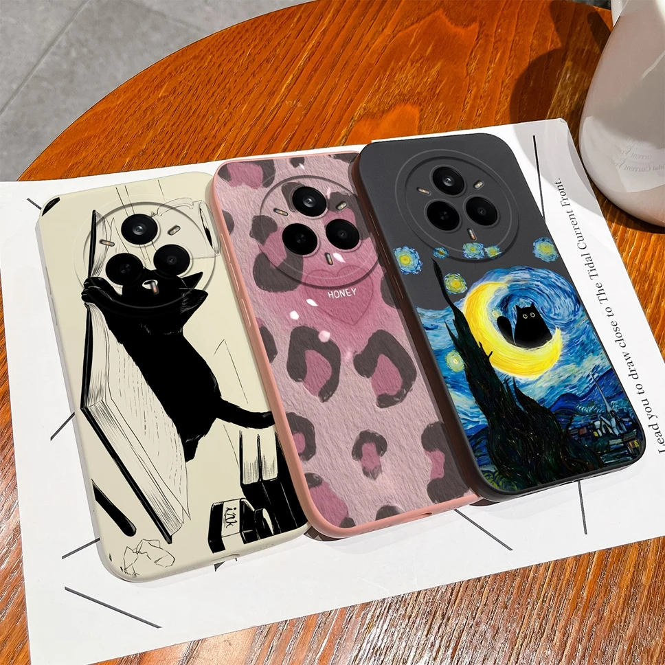 Para Oppo Realme 14 Pro Plus Pro + 5G funda de teléfono estilo creativo funda trasera de silicona suave a prueba de golpes para Realme 14Pro + Fundas Coque