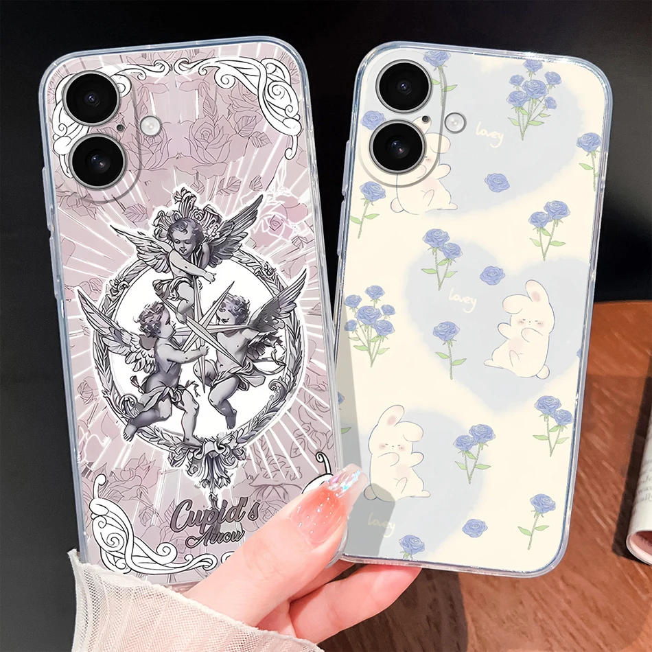 Para iPhone 17 Pro Max funda para iPhone X XR XS Max fundas traseras transparentes suaves con purpurina para iPhone17 Air iPhoneX protectores de teléfono delgados - imagen 2