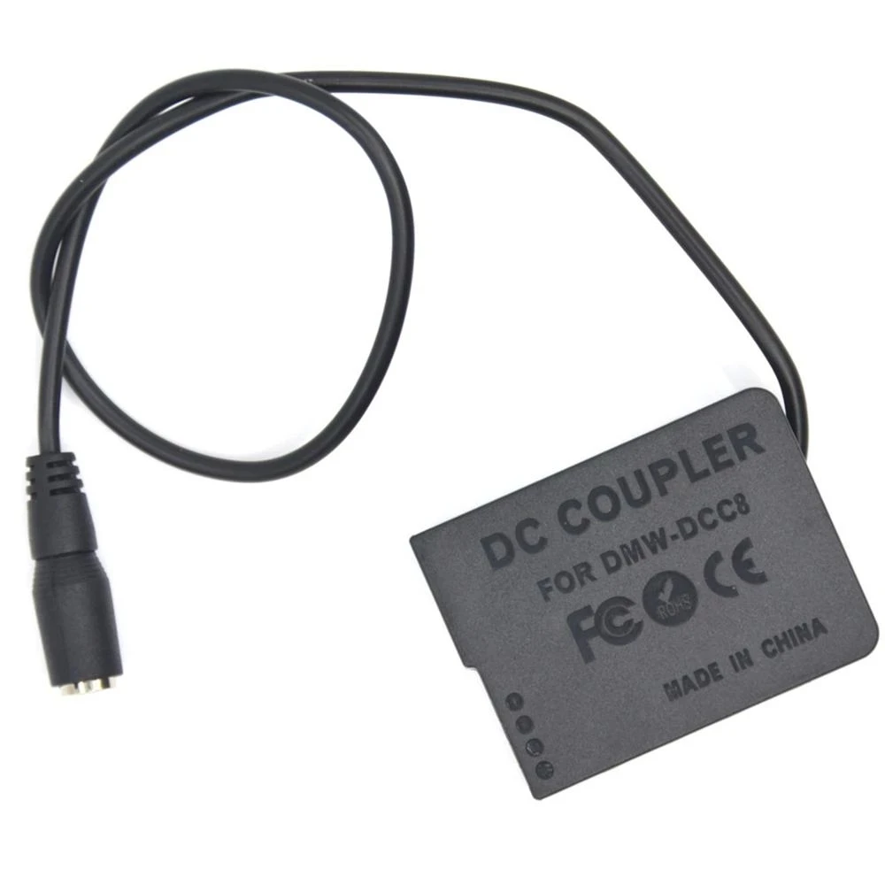 DMW-BLC12 BLC12E BLC12PP batería simulada acoplador DCC8 apto para Panasonic DMC FZ2500 FZ2000 FZ200 FZ300 G7 G6 G5 GX8 G80 G81 G85 GH2 - imagen 3