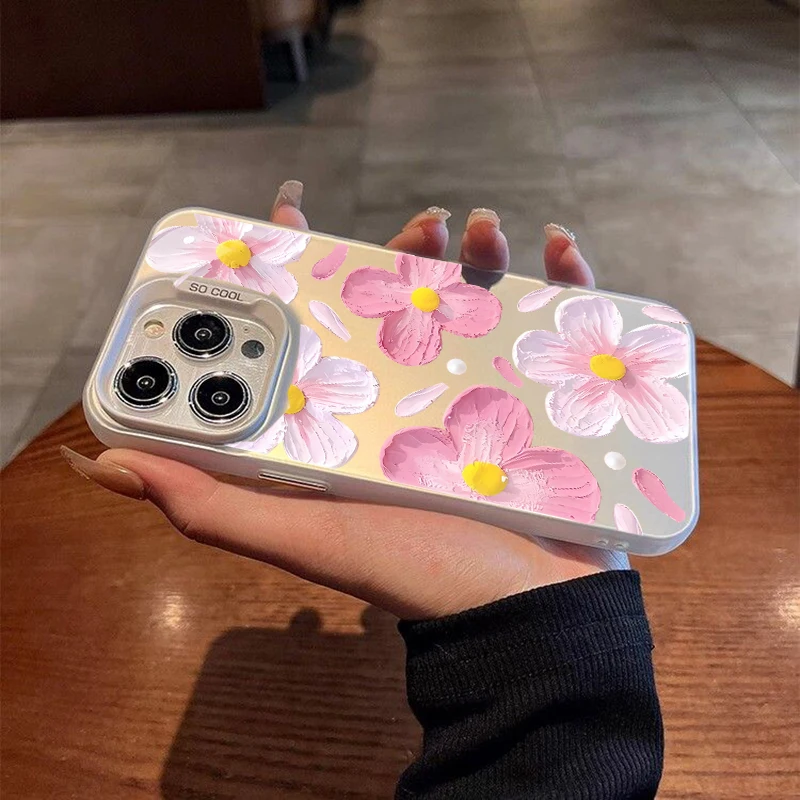 Funda rígida Retro elegante con flor de lirio rojo para Samsung Galaxy S25 Edge S24 S23 S22 Plus Note 20 Ultra S21 S20 S25 FE S26 Ultra 5G - imagen 5