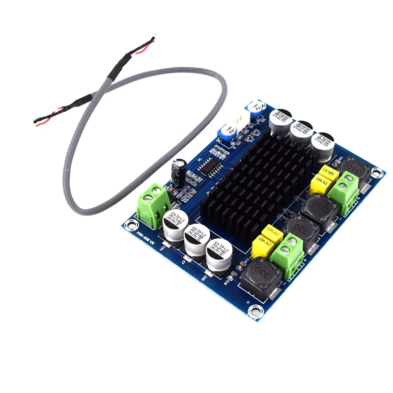 Placa amplificadora de Audio Digital de alta potencia, dispositivo estéreo de doble canal, TPA3116D2, XH-M543, Subwoofer, DC 12V, 24V, 120W x 2 - imagen 5