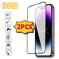 Protector de Pantalla Vidrio Templado iPhone 15 14 13 12 11 XS XR