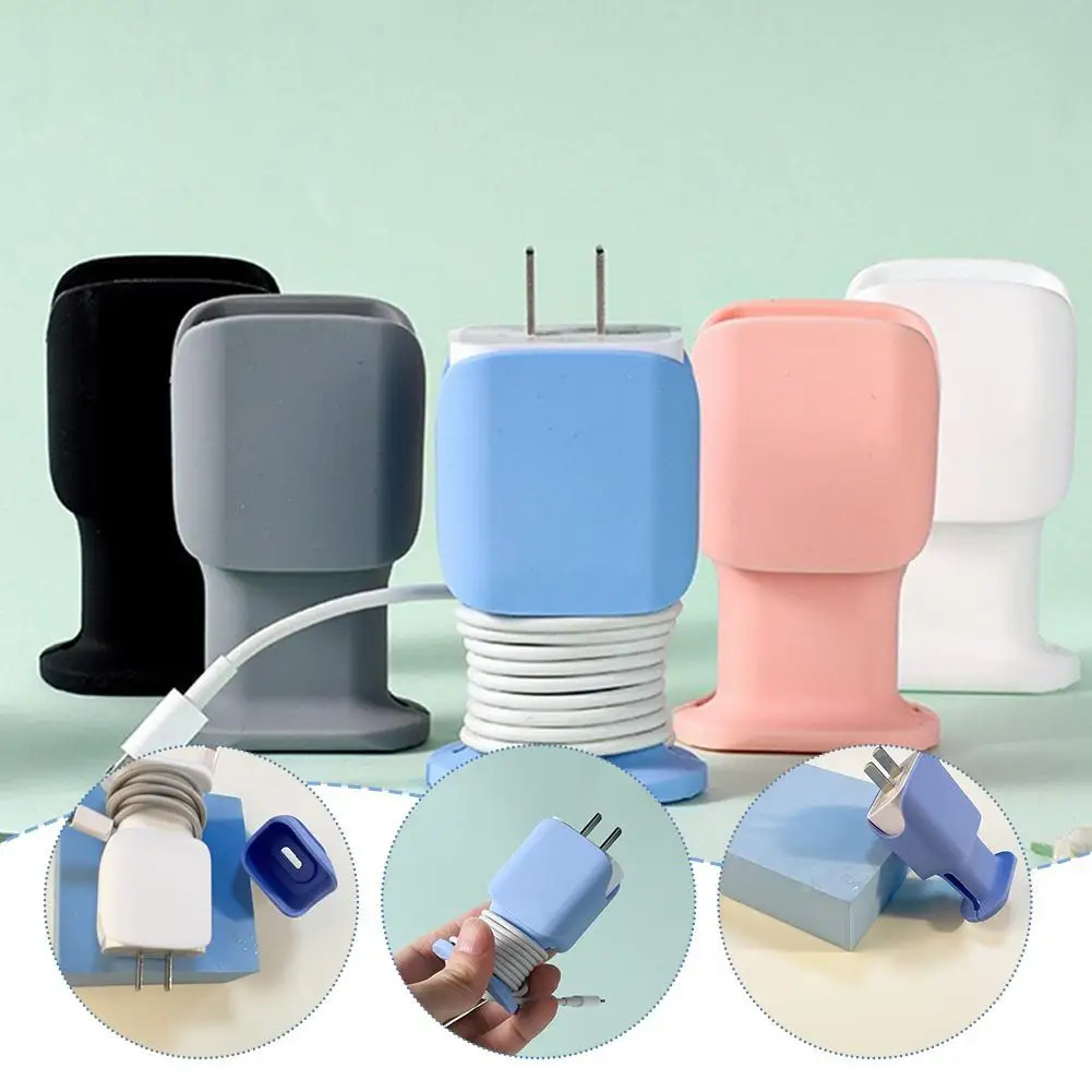 Funda protectora de silicona para cargador rápido de Iphone, carcasa de almacenamiento de Cable de datos, USB-C, 25w