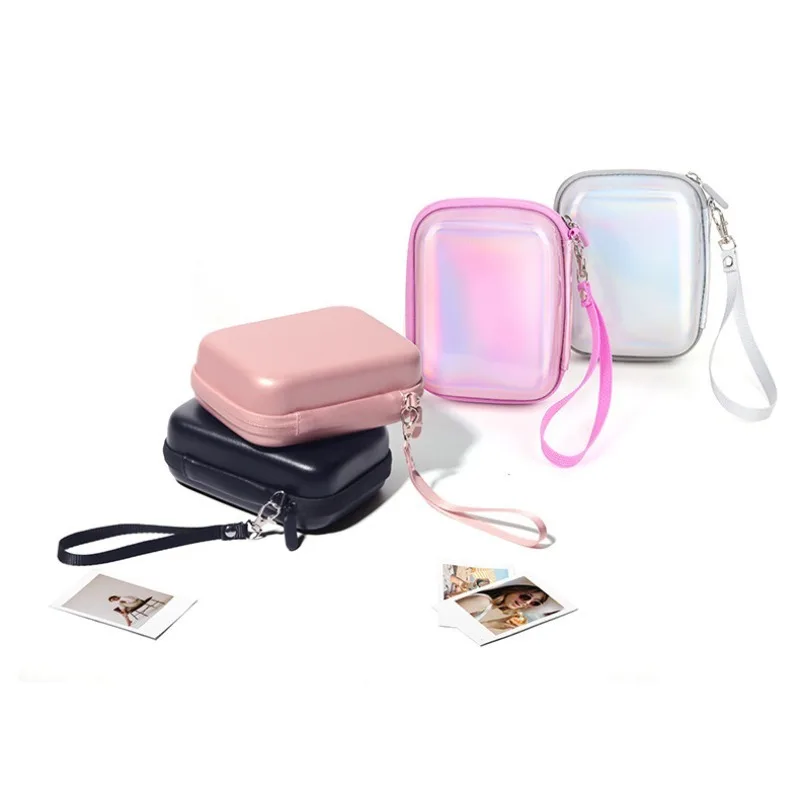 Funda de transporte a prueba de golpes para Fujifilm Instax Mini Link/2/3 /Liplay /EVO, bolsillo de malla para impresora compatible con película Instax y accesorios - imagen 3