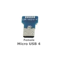 Micro USB-4 Female