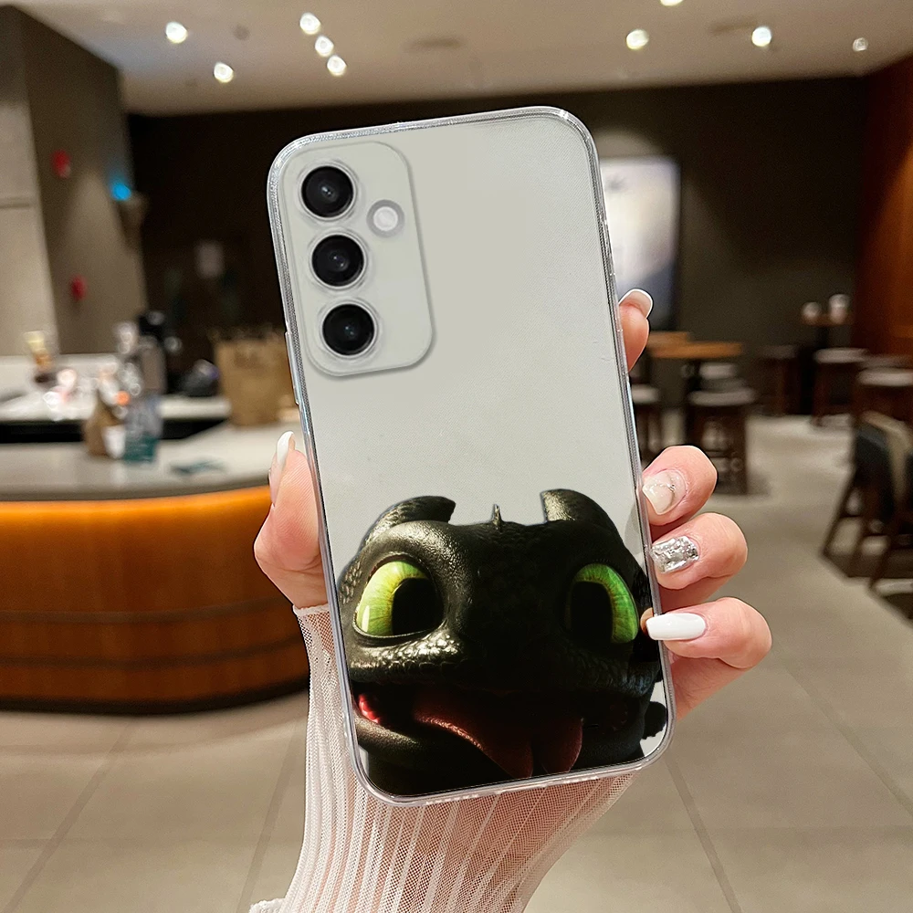 Funda de teléfono con diseño de dragón Furia sin dientes para Xiaomi Redmi Note 13, 12, 12, 11, 10, 10C, 13C, 10s, 9, 9s, 9A, 8, 5G, transparente - imagen 4