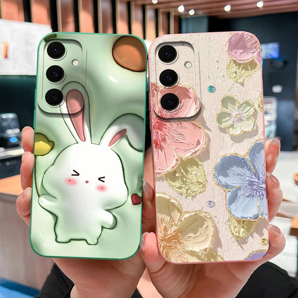 Para Samsung Galaxy S25 FE Funda de teléfono divertido gato Material de silicona es suave y agradable para la piel para Galaxy S 25FE Funda de parachoques - imagen 3