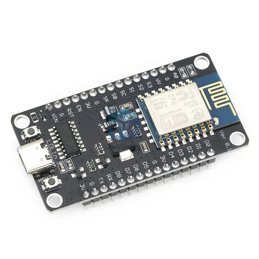 Módulo wifi de puerto serie ESP8266 NodeMCU Lua V3 Internet de las cosas, placa de desarrollo, interfaz de TYPE-C CH340 - imagen 3