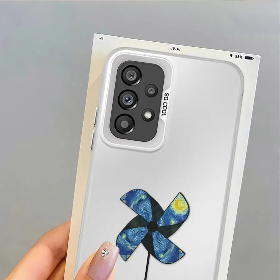 Funda para Samsung Galaxy A12 A06 A14 A16 A02 A50 A04e A03 A13 A20s A15 A11 funda trasera para teléfono Van Gogh creatividad - imagen 5