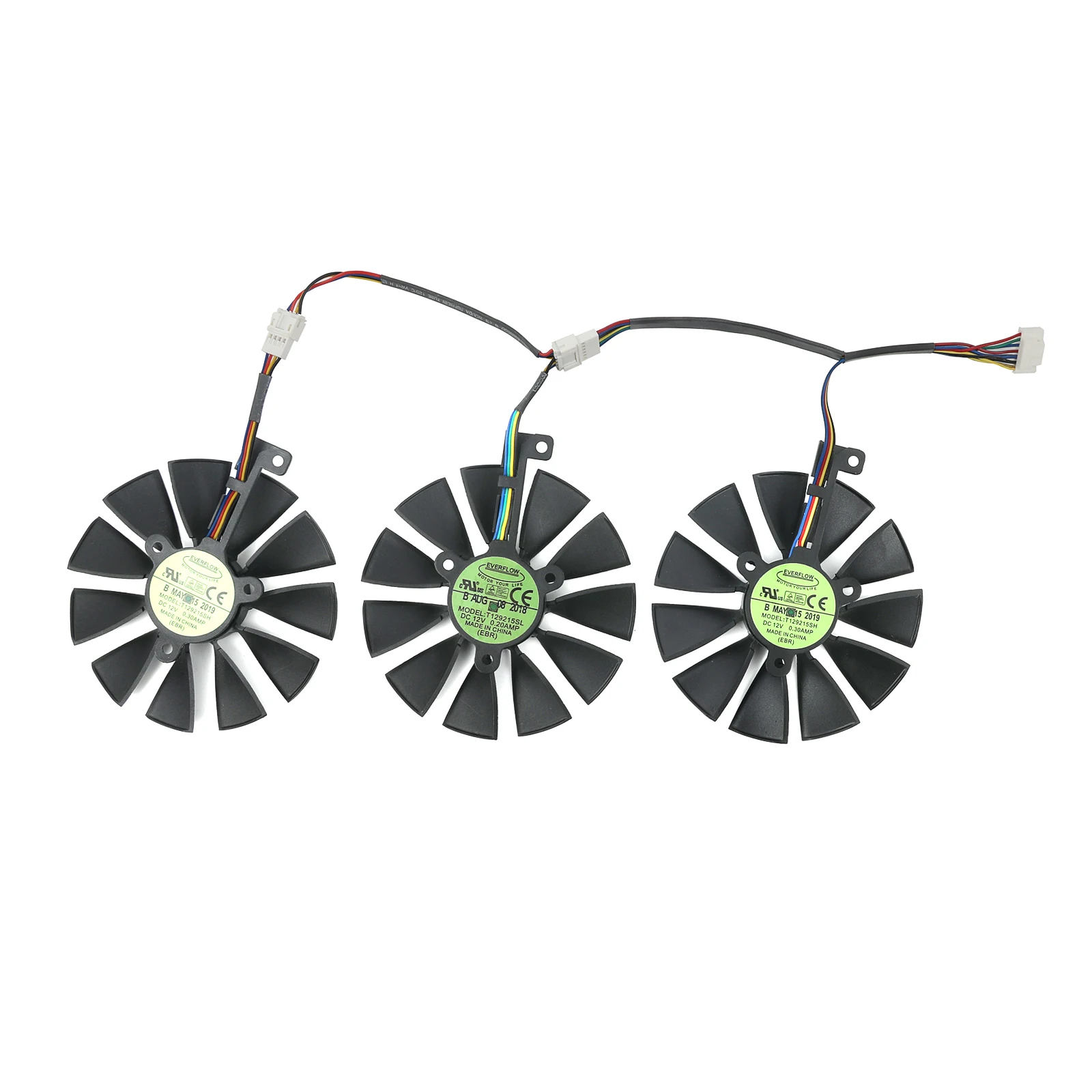 Nuevo ventilador de tarjeta de vídeo de 87MM T129215SH FDC10U12S9-C FDC10H12S9C para ASUS ROG Strix GeForce RTX 2060 2060S 2070 edición ventilador GPU - imagen 5