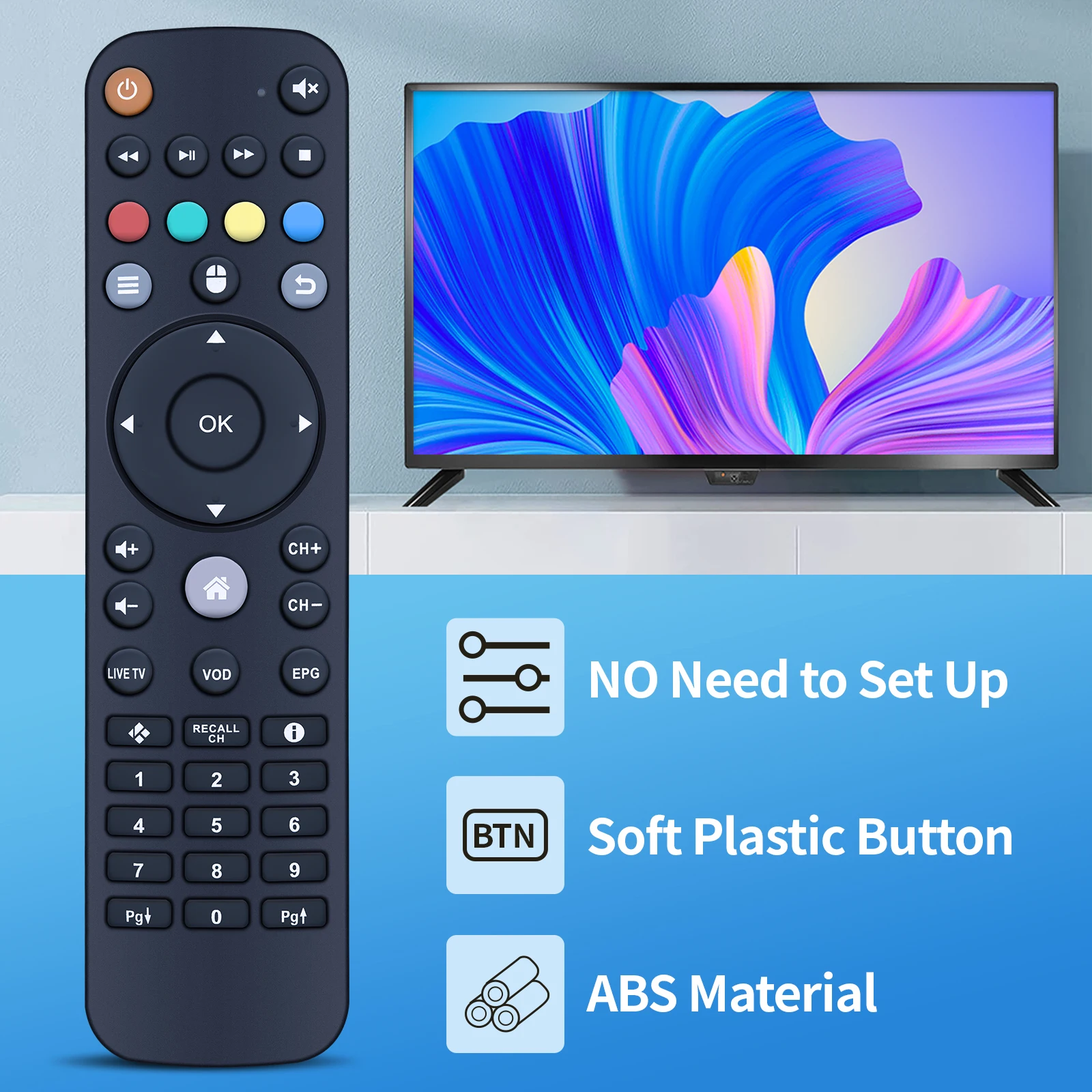 Nuevo mando a distancia para BuzzTV IPTV XPL 1000, XPL 2000, XPL 3000 Factory - imagen 3