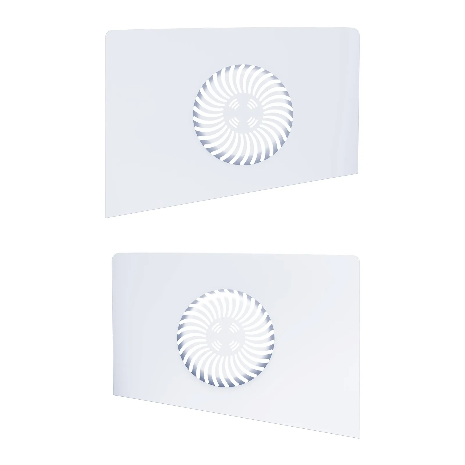 Placa frontal de superficie de CA de parte superior con ventilación de refrigeración y placas de cubierta de repuesto de PS5 separadas de ABS duro Led para PS5 Slim - imagen 2