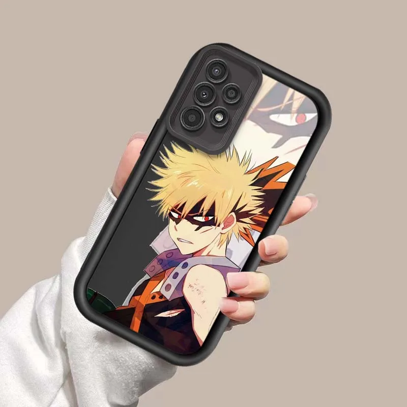 Bakugou Katsuki para Samsung Galaxy A04E A04 A04S A05 A06 A10S A11 A12 A13 A14 A15 A16 funda de teléfono con escalera ocular - imagen 4