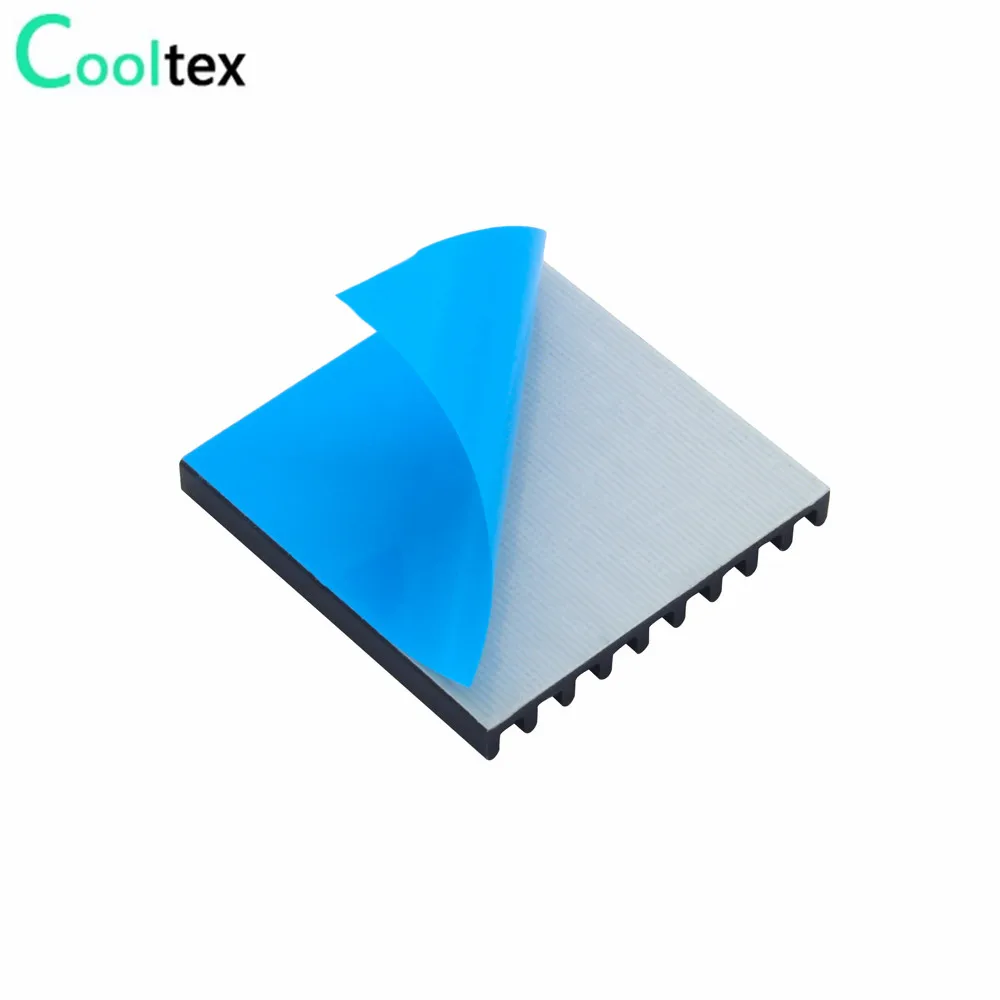 Disipador de calor de aluminio negro para Chip electrónico, disipación de calor IC MOS con cinta conductora térmica, 20 piezas, 28x28x3mm - imagen 5