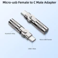 Micro F to C Male