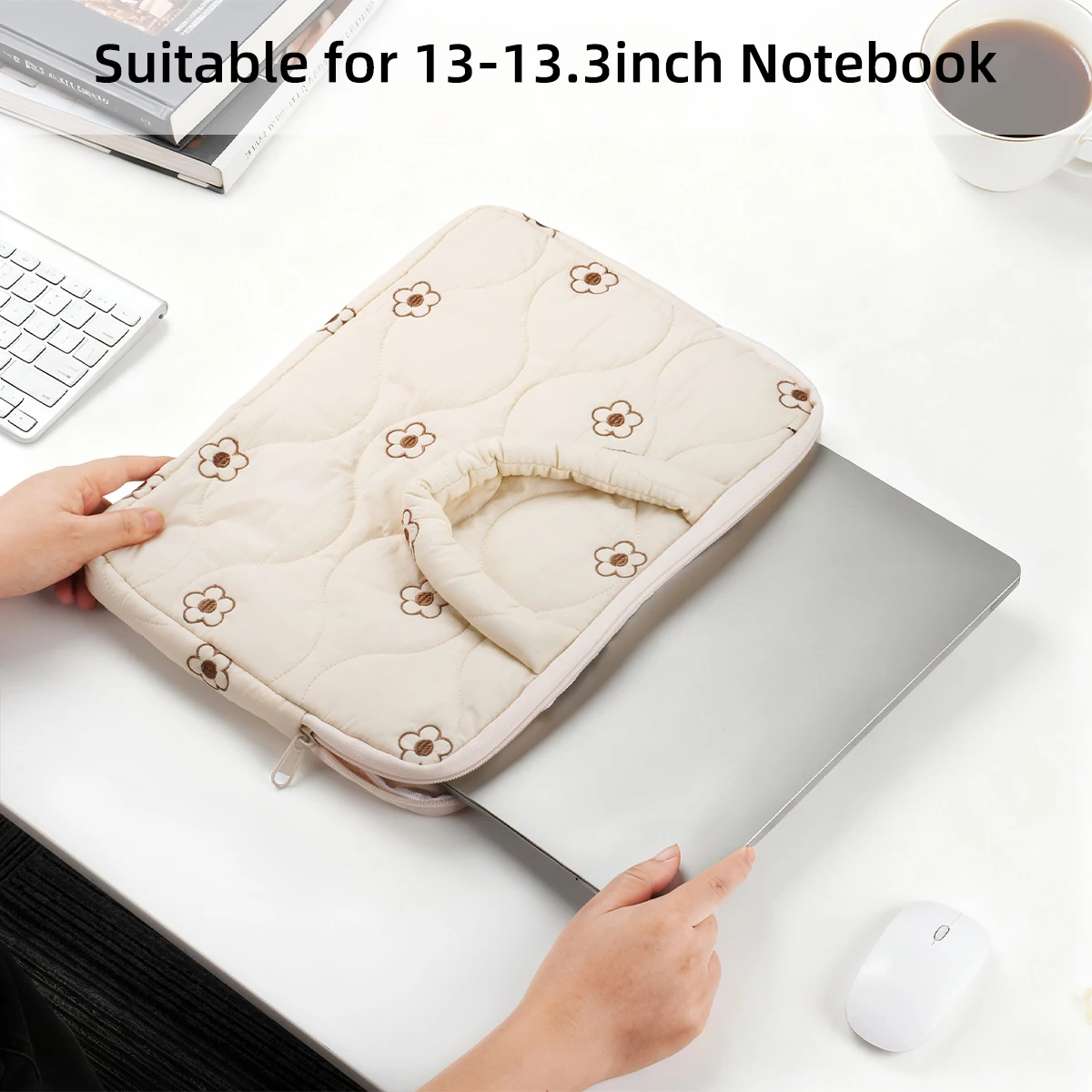 Funda de portátil para Macbook Pro Air, funda de transporte de esponja para ordenador de 13 pulgadas para Huawei Hp, funda suave para portátil para mujer y niña ﻿ - imagen 5
