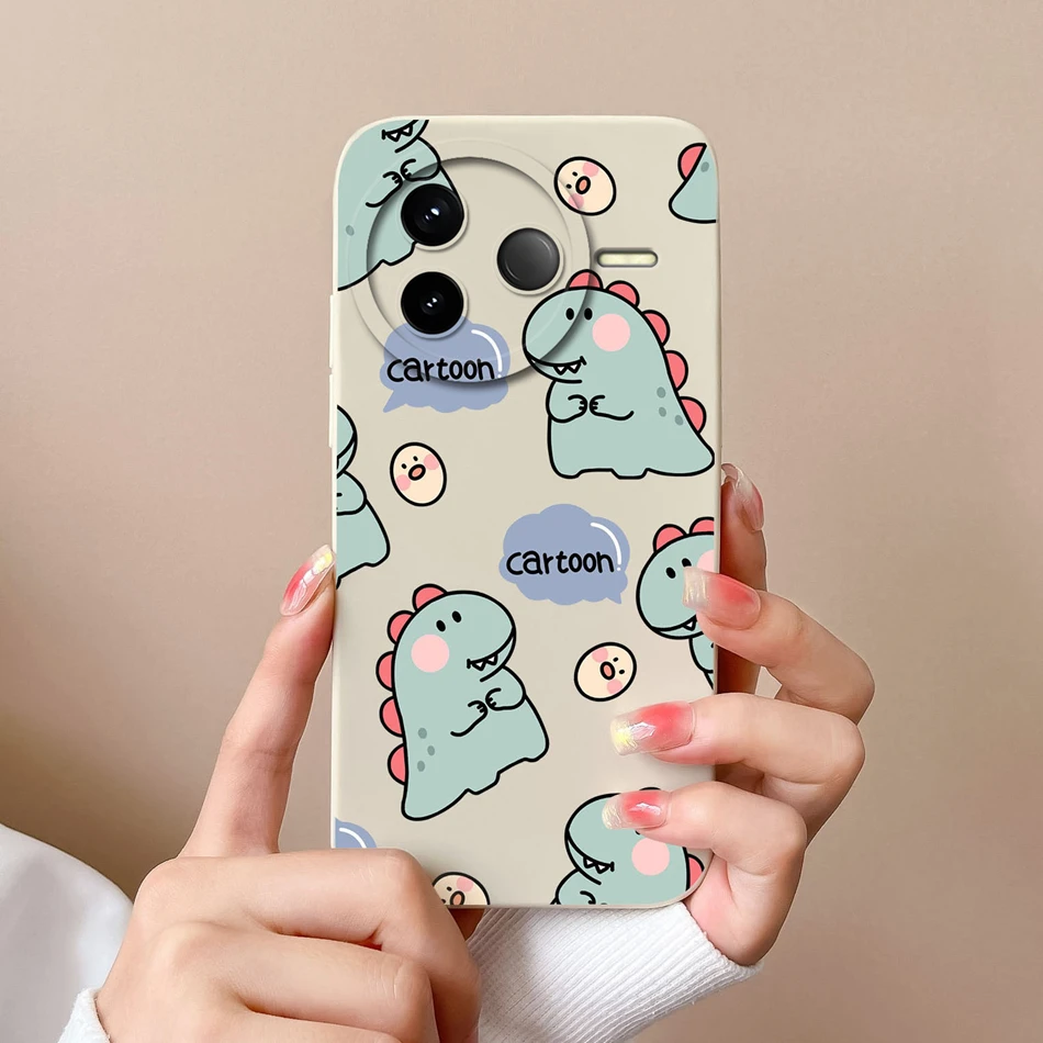 Funda de teléfono para POCO F7 Pro Ultra Premium, funda bonita de silicona líquida, protección de cámara, protectores de teléfono suaves y duraderos antichoque - imagen 4