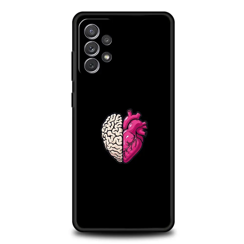 Funda de teléfono médica con corazón creativo para Samsung A51 A71 A21S A17 A11 A15 A25 A23 A33 A53 A73 A07 A03S A05S A13 A35 A55 5G - imagen 4