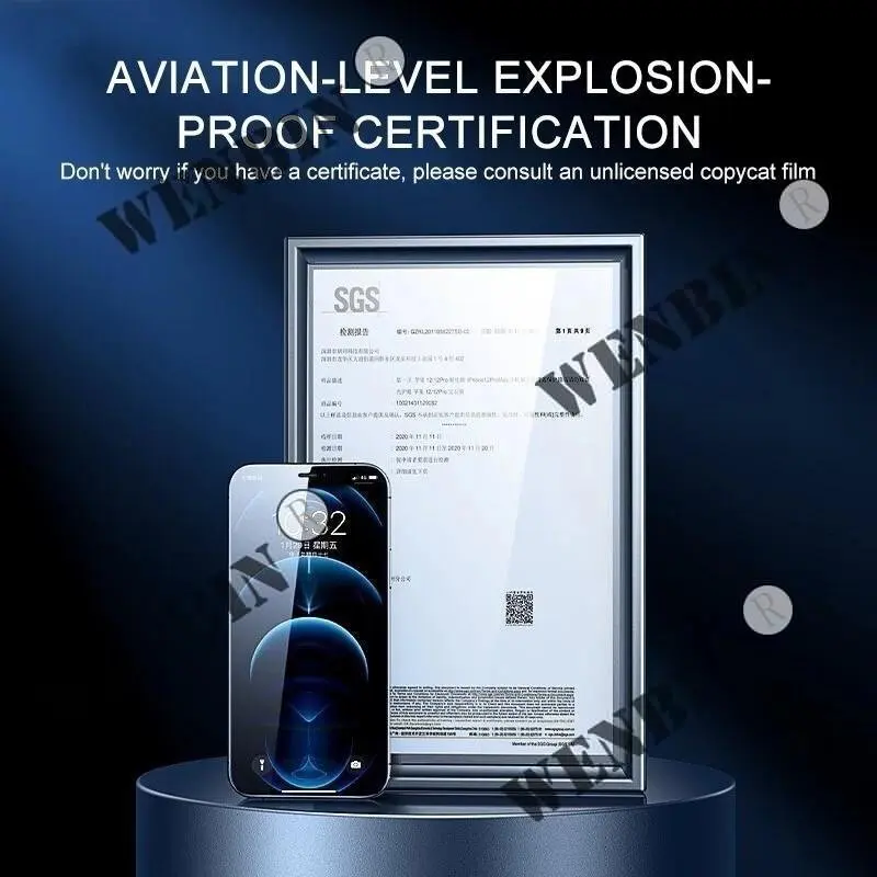 Protector de pantalla de vidrio templado para Huawei P60 Pro, P50, P40 Pro, 3 unidades - imagen 3