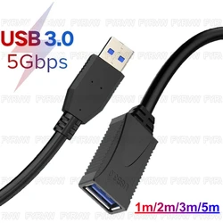 Cable Extensión USB 3.0 Macho-Hembra 5 Metros Alta Velocidad