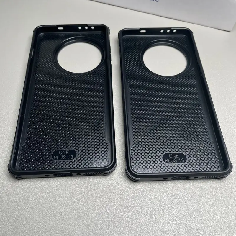 Para OnePlus 13 funda de silicona suave de fibra de carbono magnética carga inalámbrica funda protectora trasera para OnePlus13 One Plus 13 Shell - imagen 2