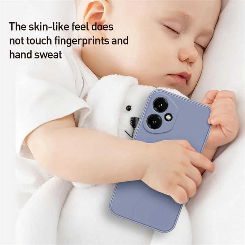 Para Honor 400 funda de silicona líquida funda lisa Honor 400 funda protectora de teléfono anticaída de TPU funda Honor 400 - imagen 2