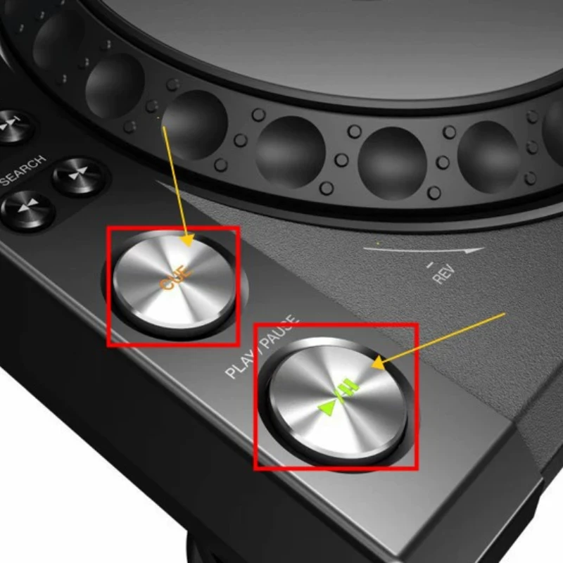 Botón de reproducción de DJ PIONER XDJ-700 Original, botón de interruptor de CUE de PLAY