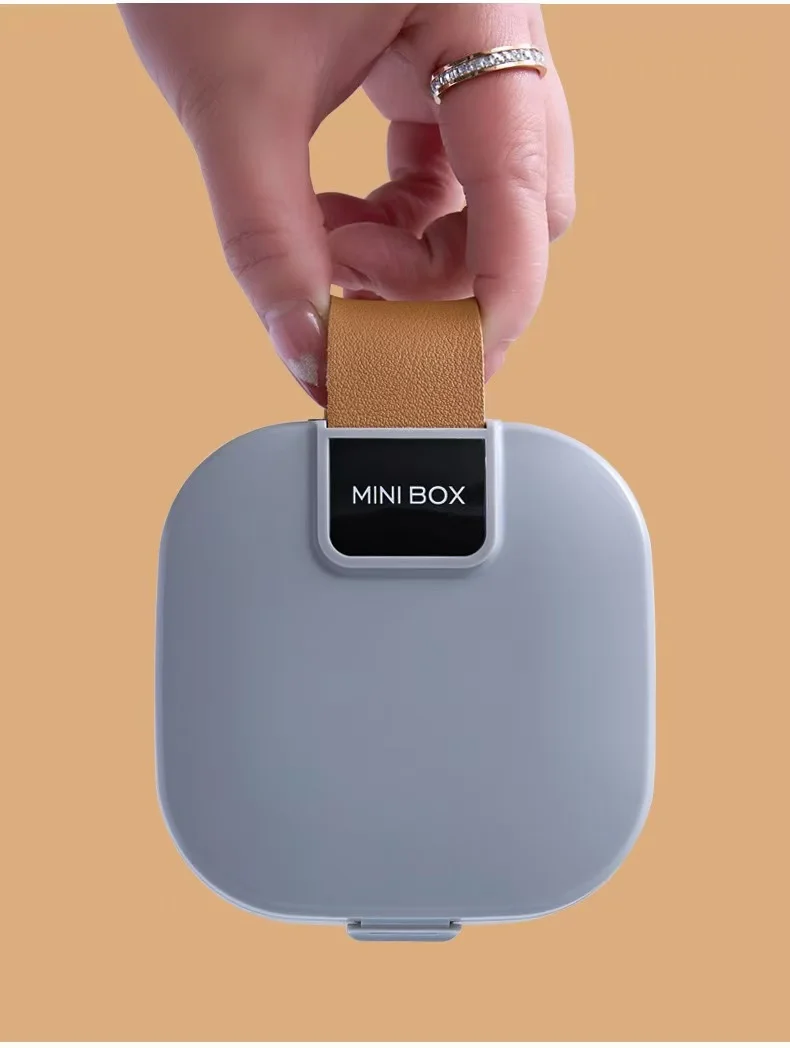 Estuche de almacenamiento portátil para cables y cargadores de datos: mini caja organizadora multifunción para auriculares Bluetooth y artículos pequeños - imagen 4