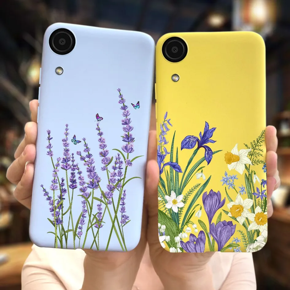 Funda de silicona suave para Samsung Galaxy A03 Core A032F, carcasa trasera con flores para Samsung A03S A03Core 2021 A035F A 03 - imagen 5