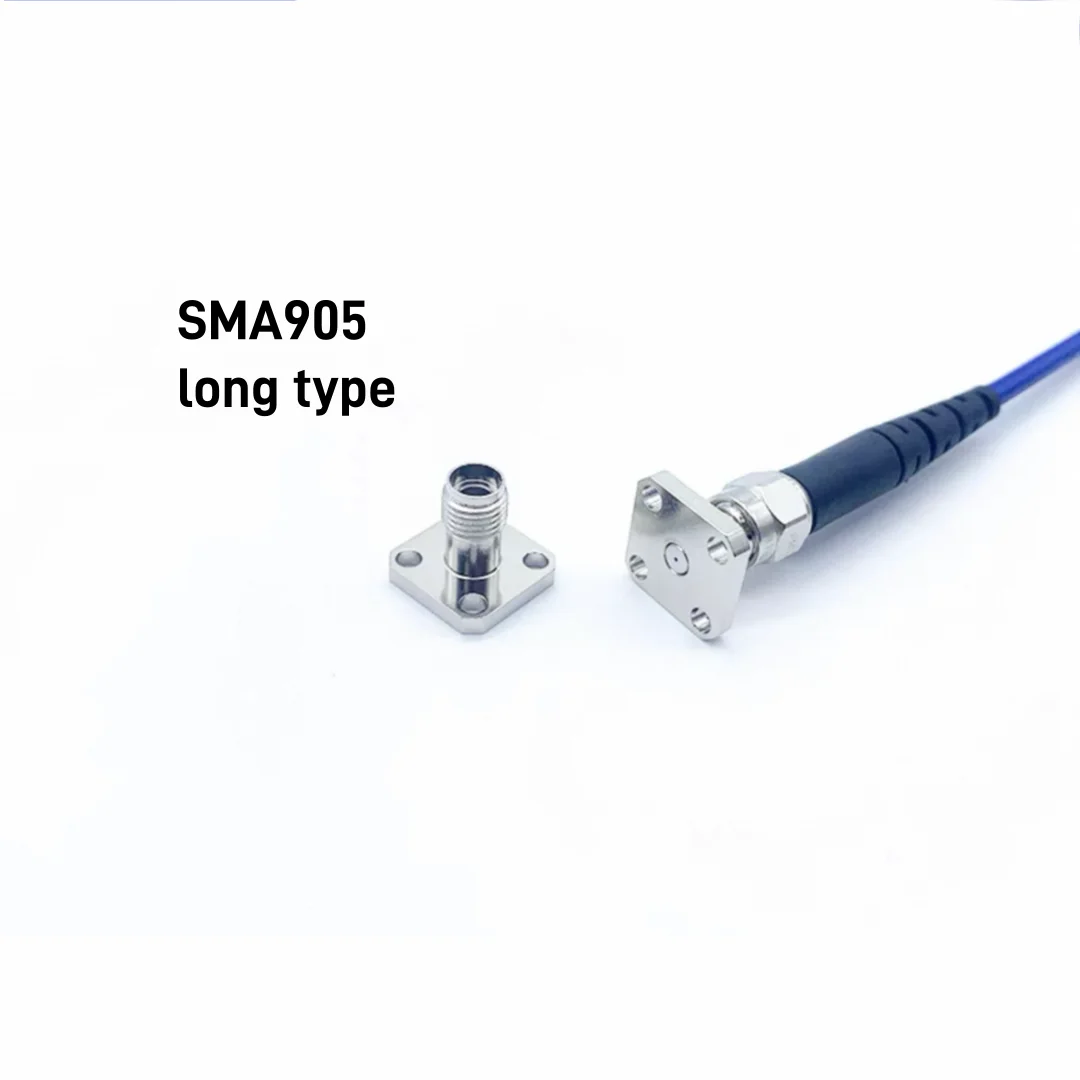 Toma de fibra para adaptador SMA905, base de asiento óptico de 3,18mm y 4mm, color negro, para conector acoplador SMA905 ftth, Base de soporte - imagen 2